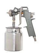 Краскораспылитель пневматический ТУНДРА, до 4 бар, сопло 1.5 мм, нижний бачок 0.75 л - Фото 3
