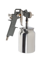 Краскораспылитель пневматический ТУНДРА, до 4 бар, сопло 1.5 мм, нижний бачок 1 л - Фото 2