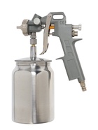 Краскораспылитель пневматический ТУНДРА, до 4 бар, сопло 1.5 мм, нижний бачок 1 л - Фото 3