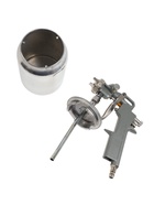 Краскораспылитель пневматический ТУНДРА, до 4 бар, сопло 1.5 мм, нижний бачок 1 л - Фото 8