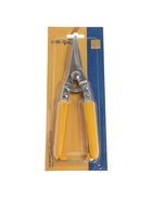 Ножницы по металлу ТУНДРА, авторазжим, пластиковые рукоятки, прямой рез, 200 мм - Фото 5