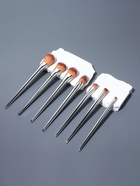 Набор кистей для макияжа, 7 предметов, 20(±1) см, серебристый - Фото 2