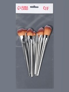 Набор кистей для макияжа, 7 предметов, 20(±1) см, серебристый - Фото 7