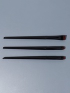 Набор кистей для макияжа SMOKY, 3 шт., чёрный - Фото 2