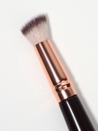 Кисть для макияжа 2в1, 14 см, чёрный/бежевый - Фото 4