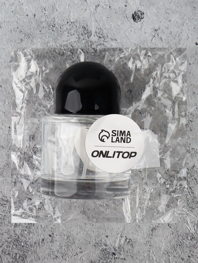 Флакон стеклянный для парфюма, с распылителем, 30 мл, прозрачный/чёрный