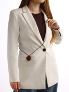 Чокер/кулон на шнурке «Сердечко» кожа, трансформер, цвет бордовый, 150 см - Фото 4