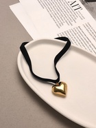 Чокер «Стиль» сердце, цвет золото, 30 см - фото 808822016