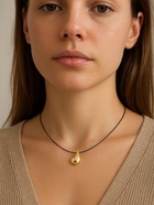 Кулон на шнурке «Капля» тренд, цвет золото, 40 см 10830172 - фото 14483638