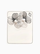 Серьги с жемчугом «Цветы» крупные, белые в серебре - Фото 3