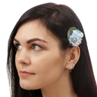 Гавайский зажим "Кувшинка", 2 шт, цвет МИКС - Фото 4