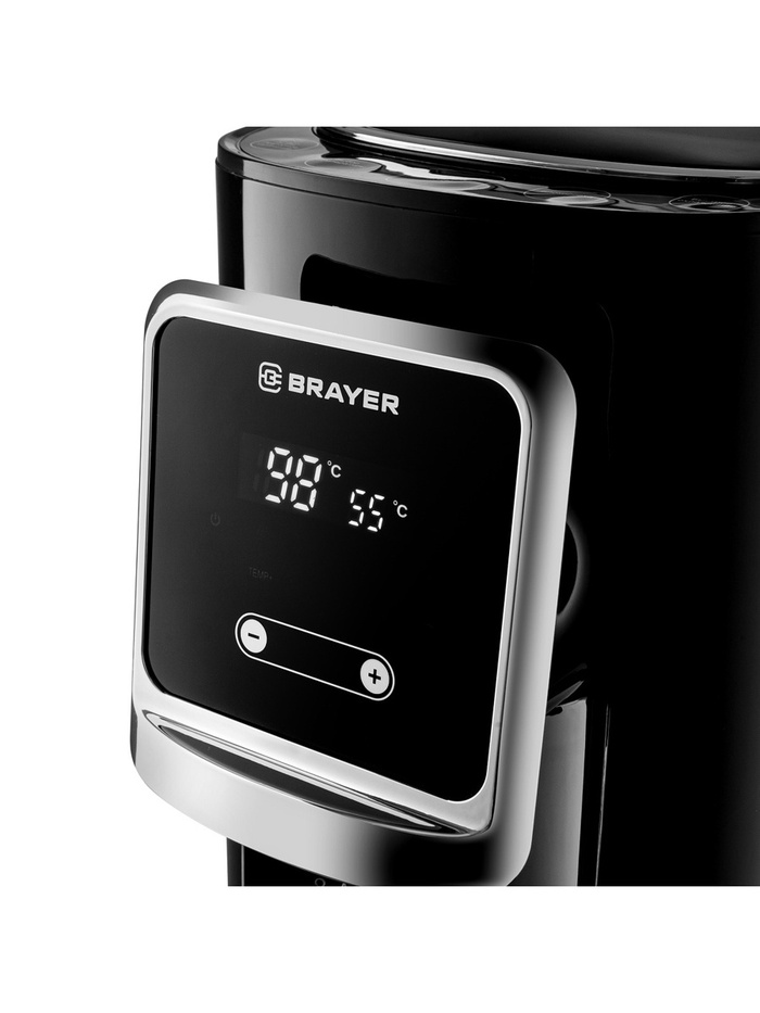 Термопот BRAYER 1095BR, 5 литров, 1200 Вт, LED-дисплей, охлаждение, поддержание температуры, чёрный - фото 51740698 Термопот BRAYER 1095BR, 5 литров, 1200 Вт, LED-дисплей, охлаждение, поддержание температуры, чёрный - фото 51740698