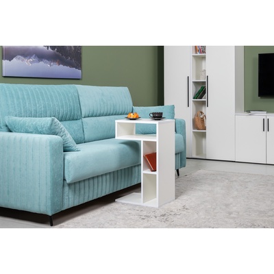 Стол журнальный приставной «Эйр 12.114», 400×300×670 мм, цвет белый