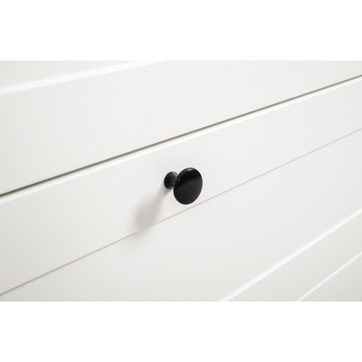 Комод «Остин 16.240», 6 ящиков, 1600×419×754 мм, цвет белый МДФ/дуб золотой