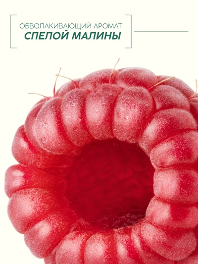 Гель для душа, увлажнение и уход, аромат малины, 250 мл, Рябина