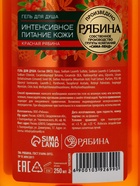Гель для душа, интенсивное питание кожи, аромат рябины, 250 мл, Рябина - Фото 14