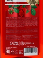 Шампунь для волос, питающий уход, аромат малины, 400 мл, Рябина - Фото 14