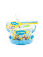 Набор игрушек для песочницы «Простоквашино», 6 предметов: ведро, ситечко, лопатка, грабельки, формочка, кораблик, МИКС - Фото 4