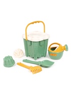 Набор игрушек для песочницы, 7 предметов: ведро-замок, ситечко, лопатка, грабельки, формочки, лейка - Фото 3