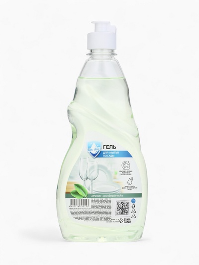 Гель для мытья посуды, 500 мл, аромат зелёный чай, Mr.Быт