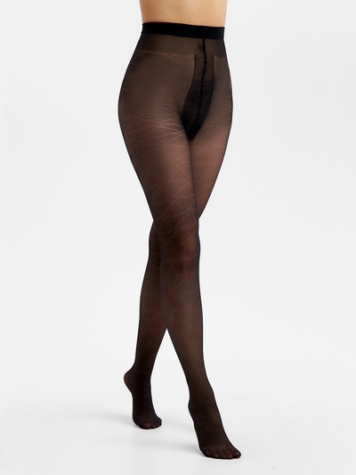 Колготки женские MINAKU, чёрные, размер 2/S