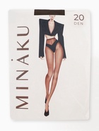Колготки женские MINAKU 20 ден, цвет черный, размер 3/M 10147111