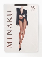 Колготки женские MINAKU 40 ден, цвет черный, размер 3/M - Фото 11