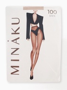 Женские колготки MINAKU 100 ден, бежевые, размер 4/L - Фото 11