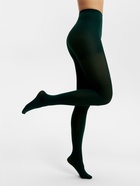 Женские колготки MINAKU 100 ден, хаки, размер 3/M - Фото 6