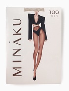 Женские колготки MINAKU 100 ден, бежевые, размер 3/M - Фото 12