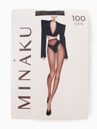 Женские колготки MINAKU 100 ден, цвет темно-коричневый, размер 3/M 10152862 - фото 14540103