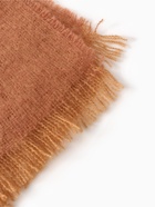 Плед с бахромой «Этель» Teracotta, 130×160 см, коричневый - Фото 6