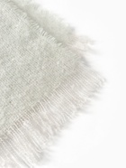 Плед с бахромой «Этель» Mint breath, 135×180 см, мятный - Фото 3