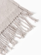 Плед с бахромой «Этель» Gray beige, 135×180 см, бежевый - Фото 3