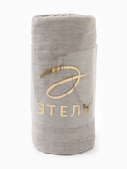 Плед с бахромой «Этель» Gray beige, 135×180 см, бежевый - Фото 4