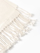 Плед с бахромой «Этель» Cloud, 135×180 см, молочный - Фото 3