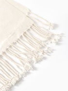 Плед с бахромой «Этель» Cloud, 135×180 см, молочный - Фото 6