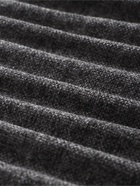 Плед с бахромой «Этель» Coal, 135×180 см, тёмно-серый - Фото 5