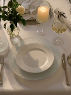 Тарелка подстановочная Magistro Cotton, d=33 см, стекло, серебристая - Фото 2