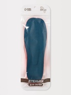 Стельки для обуви, универсальные, спортивные, р-р RU до 40 (р-р Пр-ля до 40), 26 см, пара, синий/красный - Фото 5