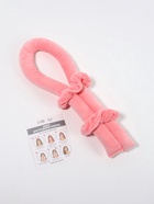 Мягкие бигуди «Волшебный локон», 3 предмета: бигуди, резинки 2 шт., плюшевые, розовые - Фото 3