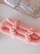 Мягкие бигуди «Волшебный локон», 3 предмета: бигуди, резинки 2 шт., плюшевые, розовые - Фото 4