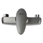 УЦЕНКА Смеситель для душа ZEIN Z3671, однорычажный, без душ. набора, ABS-пластик, графит - Фото 3