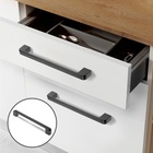 Ручка-скоба CAPPIO FREEDOM, м/о 160 мм, цвет черный, 10 шт. - фото 41253538