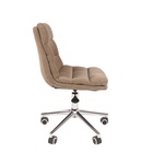 Кресло компьютерное офисное Chairrman Home 115, ткань/пластик, цвет бежевый - Фото 3