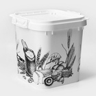 УЦЕНКА Контейнер для муки и сахара, 25 л, 36.5×36.5×35.7 см, без крышки, МИКС - Фото 1