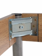 Стол ломберный, 790(1180)х590×750 мм, цвет дуб вотан/металл серый - Фото 9