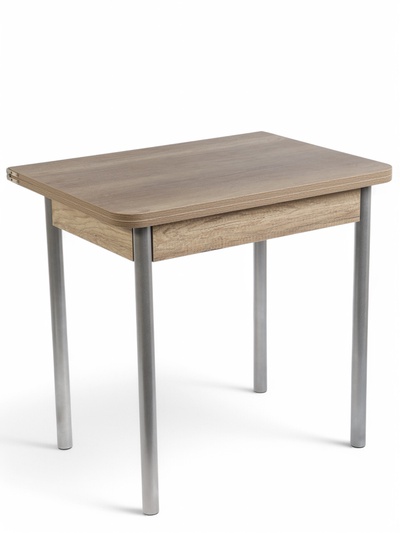 Стол ломберный, 790(1180)х590×750 мм, цвет дуб каньон/металл серый