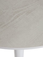 Стол раздвижной круглый «Орион мини», 800(1110)×800×750 мм, цвет бетон пайн светлый/металл белый - фото 37155969