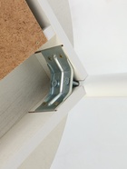 Стол раздвижной круглый «Орион мини», 800(1110)×800×750 мм, цвет бетон пайн светлый/металл белый - фото 37155970